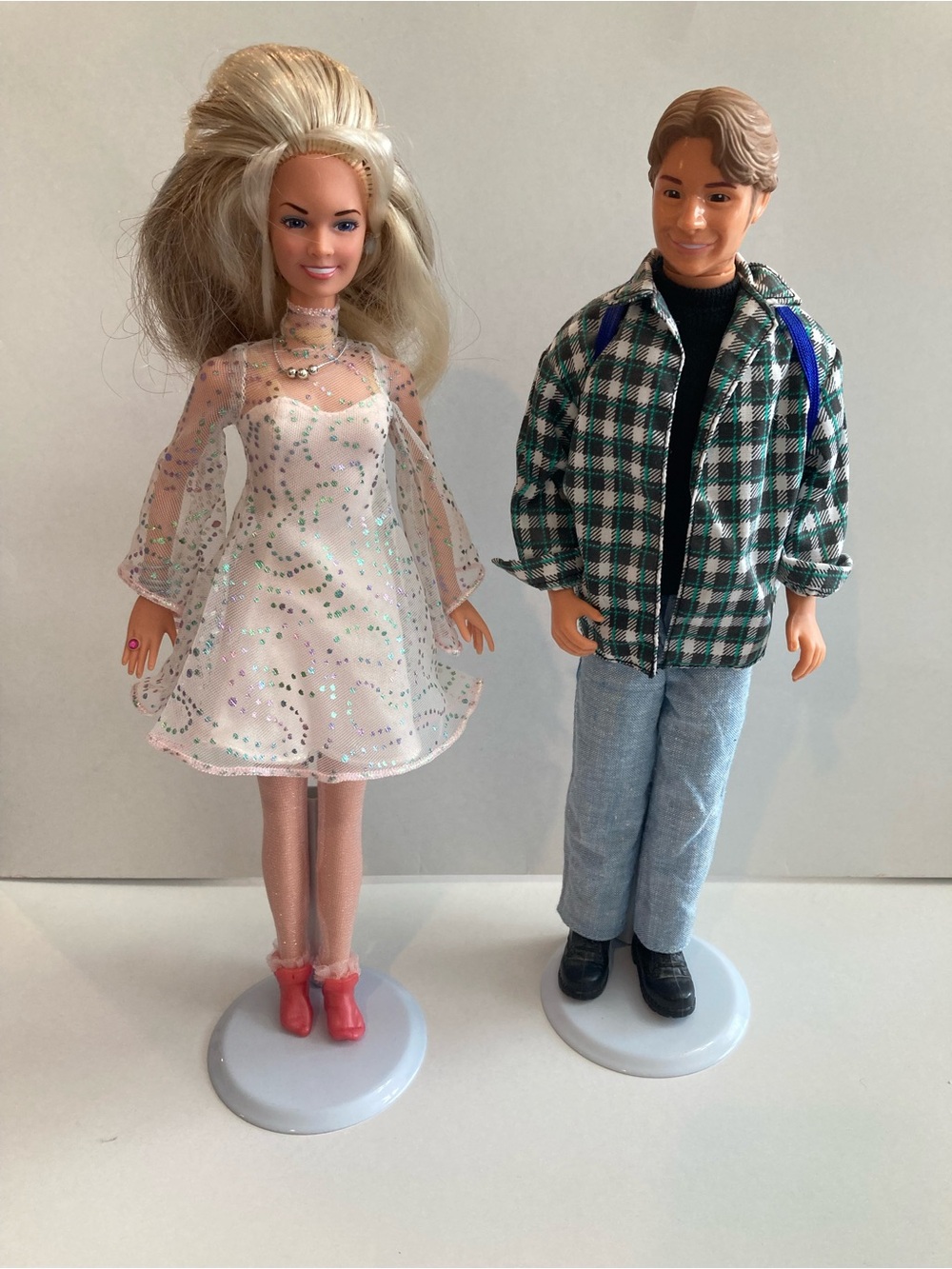 1997 Sabrina the Teenage Witch & Harvey Kinkle Barbie Doll Set